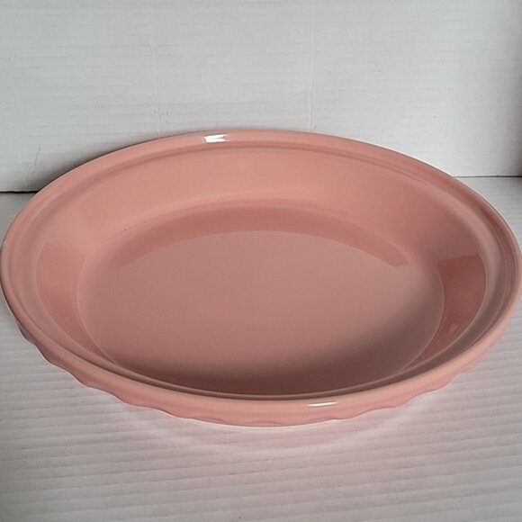 Fiestaware Fiesta CERAMIC Pie Plate Deep Dish Baker Baking Bake Bakeware Peony - Picture 5 of 17